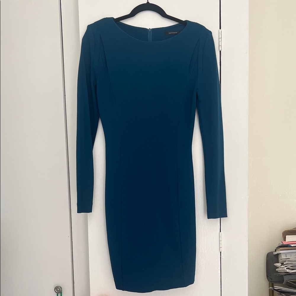 Portmans Teal Long Sleeve Dress
